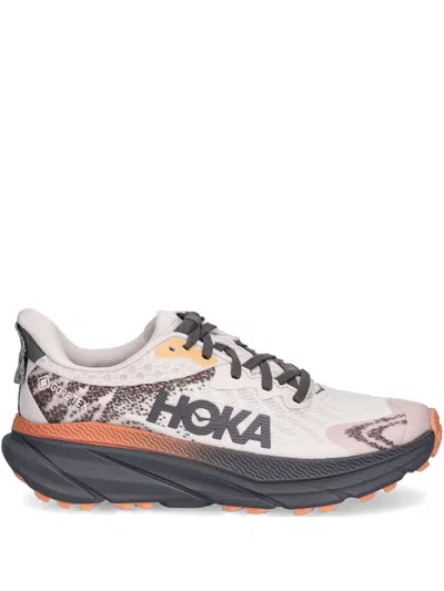 Hoka Women's Challenger 7 Gore-tex Trail Shoes In Pink