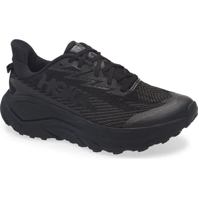 Hoka Challenger 8 Gtx Gore-tex® Waterproof Trail Running Shoe In Black
