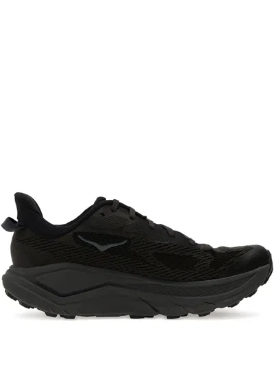Hoka Challenger 8 Logo-print Sneakers In Black