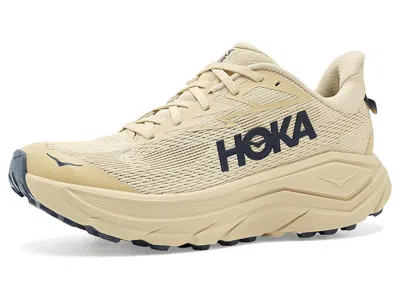 Hoka Challenger 8 Women's Running Shoes Barley Flour/faded Navy: 6 B - Medium In Bone
