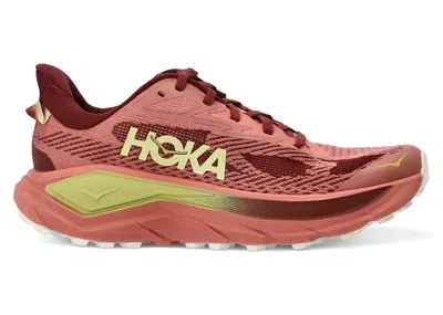 Pre-owned Hoka Challenger 8 (women's) Sneakers In Blush/dark Cedar