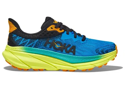 Pre-owned Hoka Challenger Atr 7 (women's) Sneakers In Diva Blue/evening Primrose