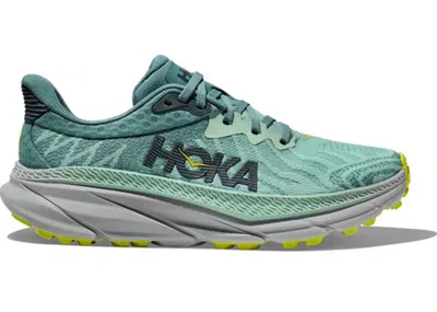 Pre-owned Hoka Challenger Atr 7 (women's) Sneakers In Mist Green/trellis