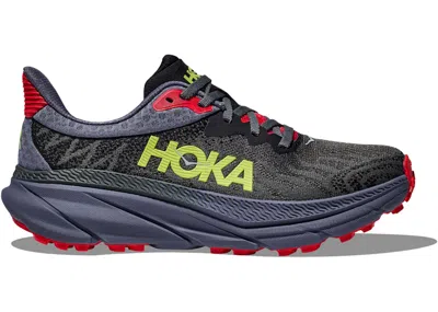 Pre-owned Hoka Challenger Atr 7 (women's) Sneakers In Obsidian/anchor In Black