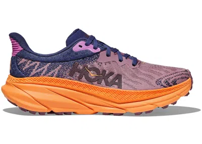 Pre-owned Hoka Challenger Atr 7 (women's) Sneakers In Wistful Mauve/cyclamen In Multi