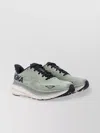 Hoka Chunky Sole Mesh Sneakers With Branded Counter In Black