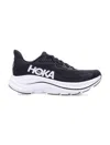 Hoka Clifton 10 Rubber-trimmed Jacquard-mesh Sneakers In Black