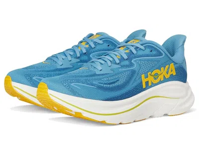 Hoka Mens  Clifton 10 In Alpine Blue/foggy Night