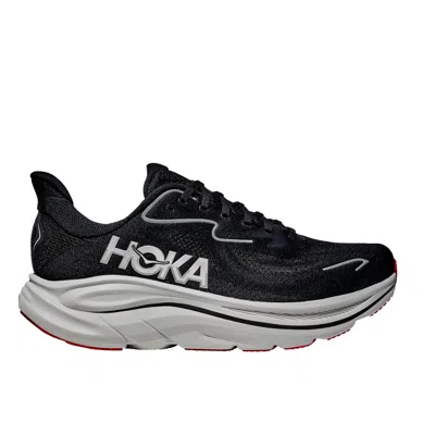 Hoka Mens  Clifton 10 In Black/silver