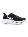 Hoka Clifton 10 Rubber-trimmed Jacquard Running Sneakers In Black