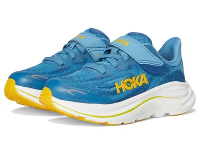 Hoka Clifton 10 Kids Shoes Alpine Blue/foggy Night : 13.5 Little Kid M, Textile