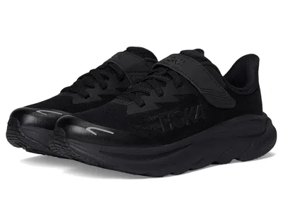 Hoka Clifton 10 Kids Shoes Black/black : 11 Little Kid M, Textile