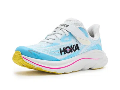Hoka Clifton 10 Kids Shoes Frost/soaring Blue : 11.5 Little Kid M, Textile