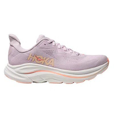 HOKA CLIFTON 10 LILAC CREAM / TANGERINE GLOW 1162031-LRMT WOMEN'S
