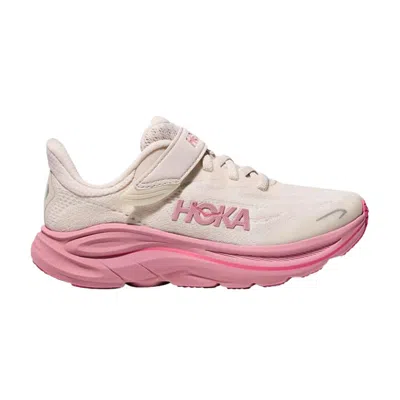 Pre-owned Hoka Clifton 10 Little Kids 'rose Cream Dried Rose' | Pink | Kid's Size 11.5