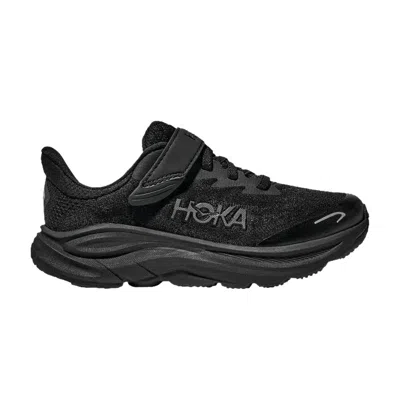 Pre-owned Hoka Clifton 10 Little Kids 'triple Black' | Kid's Size 13.5