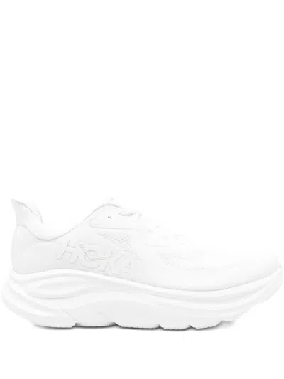 Hoka Clifton 10 Logo-detail Sneakers In White