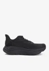 Hoka One One Textile Black Sneakers In Black