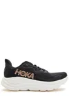 Hoka Clifton 10 Mesh-knit Sneakers In Black