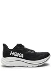 Hoka Clifton 10 Rubber-trimmed Jacquard Running Sneakers In Black
