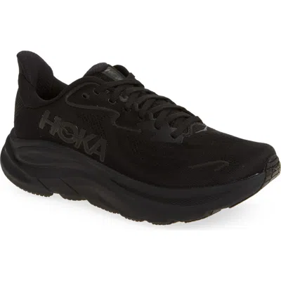 Hoka Clifton 10 Running Shoe In Black