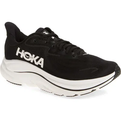 Hoka Clifton 10 Running Shoe In Black