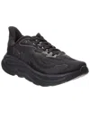 Hoka M Clifton 10 Woman Sneakers Black Size 8 Textile Fibers In Black