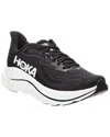 Hoka Breathable Mesh Upper Sneaker With Durable Rubber Outsole In Black