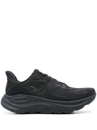 Hoka Clifton 10 Sneaker In Black