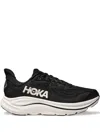 Hoka Clifton 10 Rubber-trimmed Jacquard Running Sneakers In Black