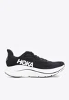 Hoka Breathable Mesh Sneakers With Cushioned Rubber Sole In Black