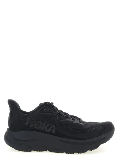 HOKA CLIFTON 10 SNEAKERS BLACK