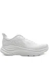 Hoka Streamlined White Sneakers With Cushioned Sole In Gray