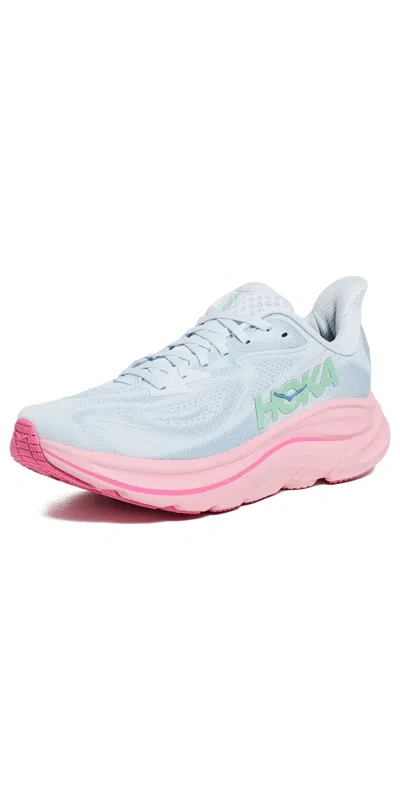 Hoka One One Clifton 10 Sneakers With Logo Detail In Multi