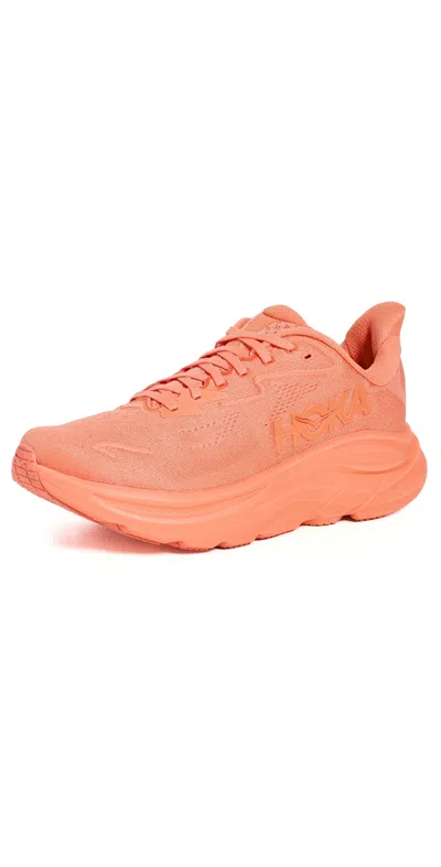 Hoka Clifton 10 Sneakers Persimmon In Orange