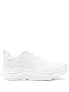 Hoka Streamlined White Sneakers With Cushioned Sole In White