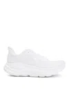 Hoka Streamlined White Sneakers With Cushioned Sole In Multi
