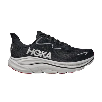 Pre-owned Hoka Clifton 10 Wide 'black Silver' | Men's Size 8