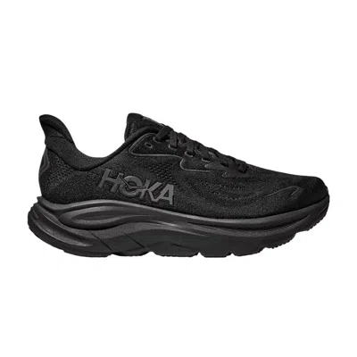 Pre-owned Hoka Clifton 10 Wide 'triple Black' | Men's Size 12