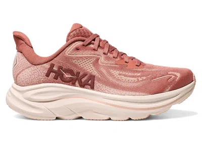 Pre-owned Hoka Clifton 10 (women's) Sneakers In Blush/rose Latte In Pink