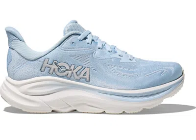 Pre-owned Hoka Clifton 10 (women's) Sneakers In Glacier Blue/silver In Multi