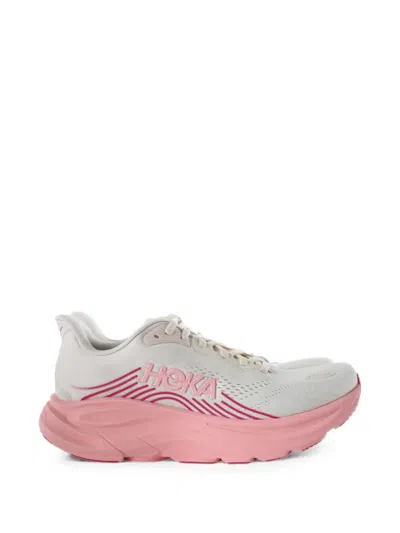 Hoka Clifton 11 Logo-print Chunky-sole Sneakers In White