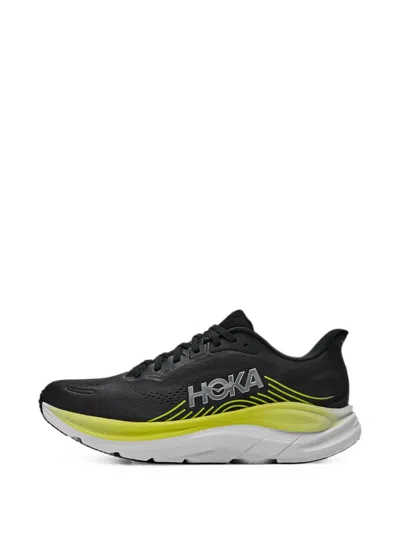 Hoka Clifton 11 Running Sneakers Breathable Performance In Black