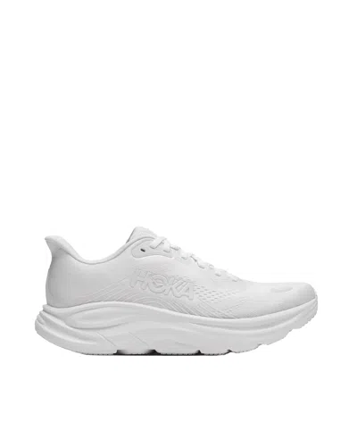 Hoka Clifton 11 Technical Mesh Active Foot Frame Sneakers In White