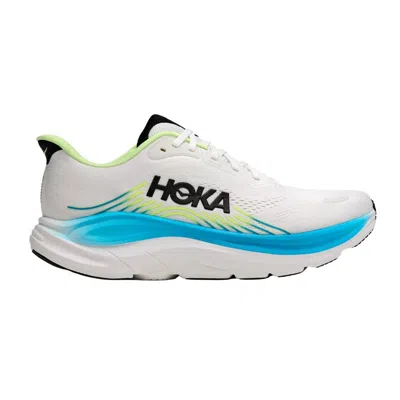 Hoka Clifton 11 White Blue Running Shoes Aw26