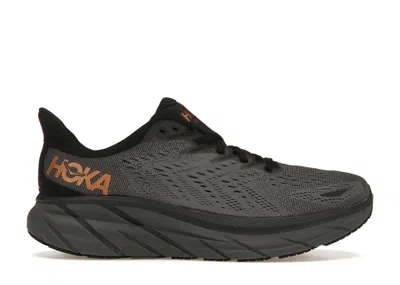 Pre-owned Hoka Clifton 8 (women's) Sneakers In Anthracite/copper In Multi