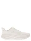 Hoka Streamlined White Sneakers With Cushioned Sole In White