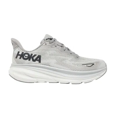 Pre-owned Hoka Clifton 9 'harbor Mist Black' In Grey