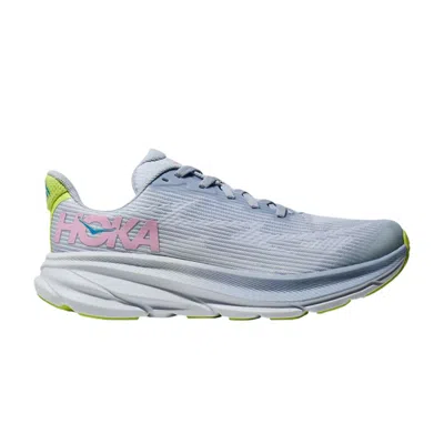 Pre-owned Hoka Clifton 9 Kids 'gull Sea Ice' | Blue | Kid's Size 6