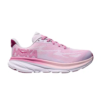 Pre-owned Hoka Clifton 9 Kids 'starlight Glow Wildflower' | Purple | Kid's Size 5